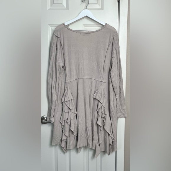Free People FP Beach Palm Tunic Mini Dress in Storm Cloud NWOT - Picture 2 of 10